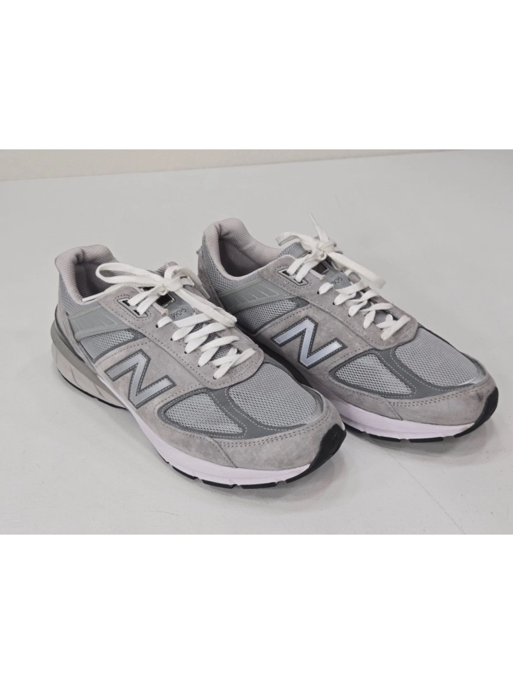 New Balance 990v5 Shoes Men Size 10.5 2E WIDEGray Suede Running Sneakers M990GL5
